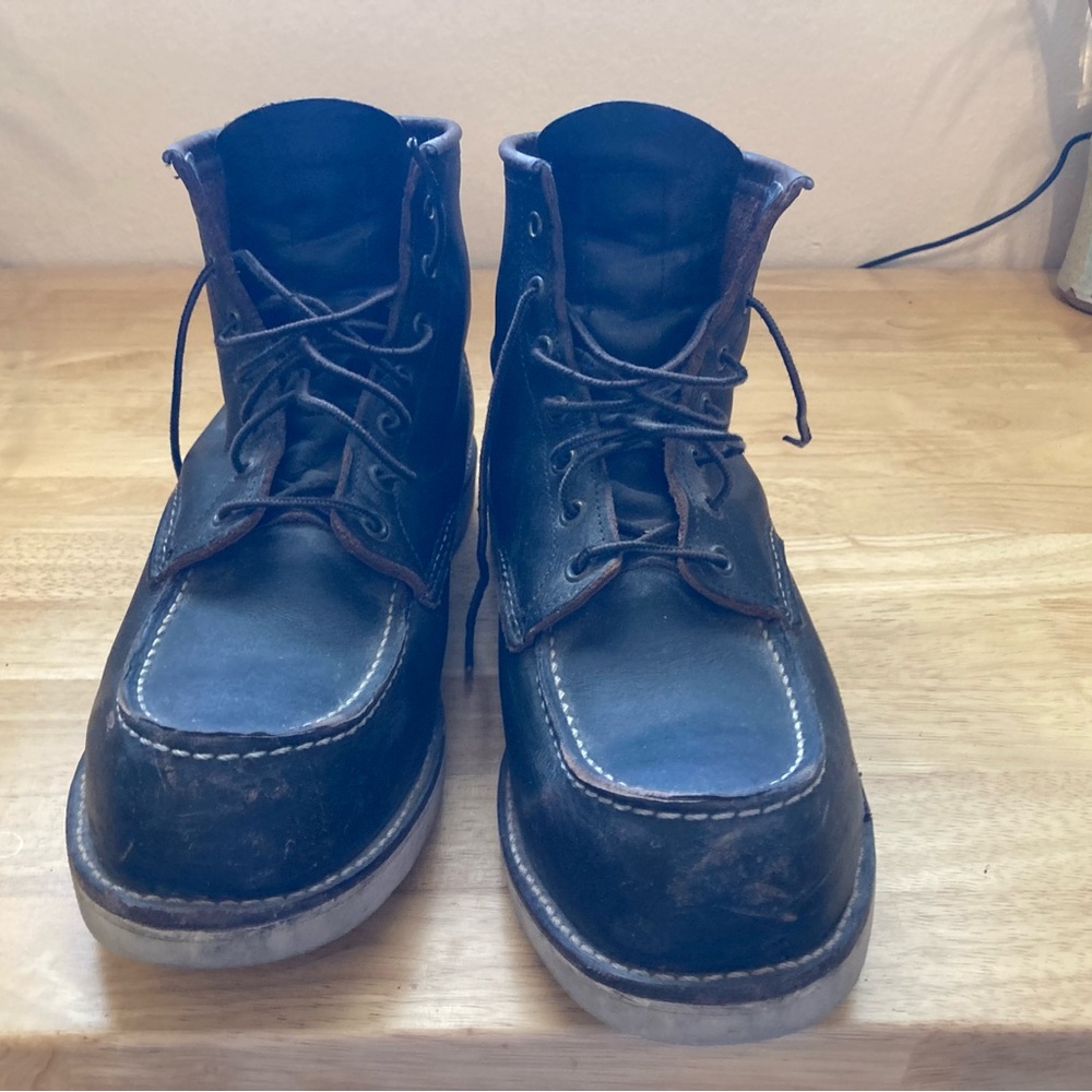 Moc-toe boots, one of my favorite pair…